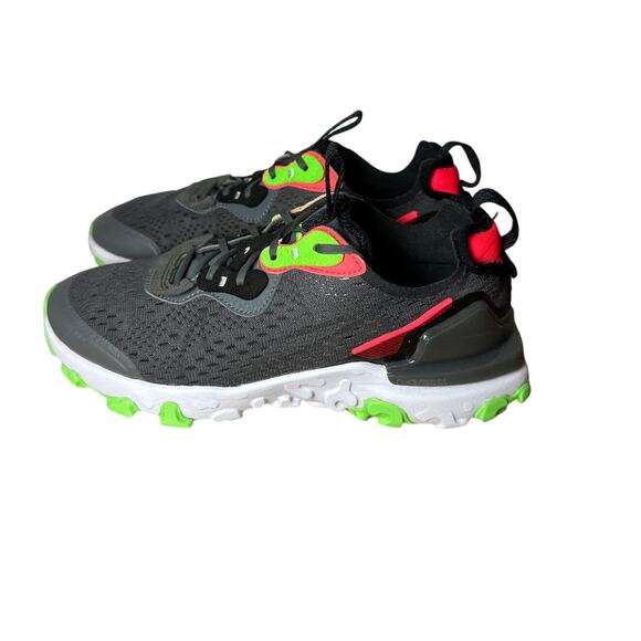 Nike Shoes React Vison GS Green Grey Sneakers Size Youth 6 - Picture 1 of 5